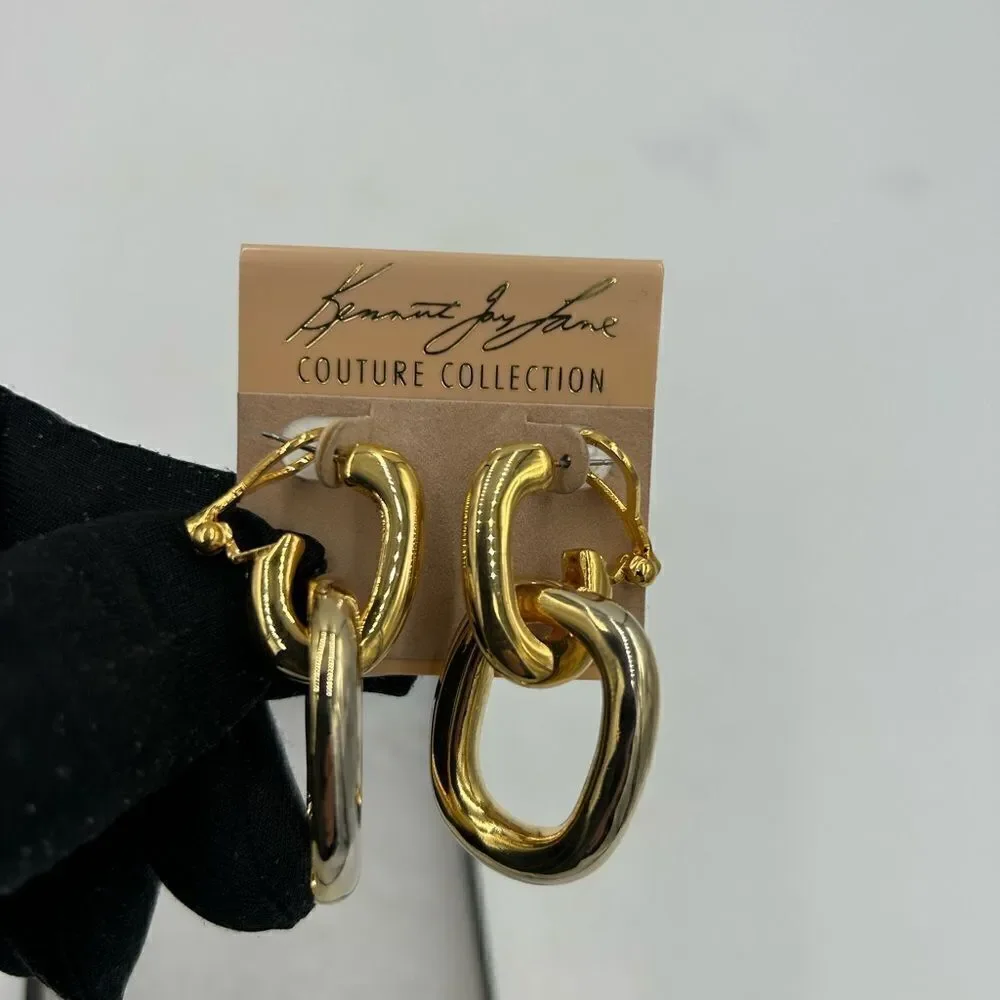 Women’s Kenneth J Ln. couture collection link  earrings